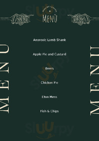 The Church Mouse menu