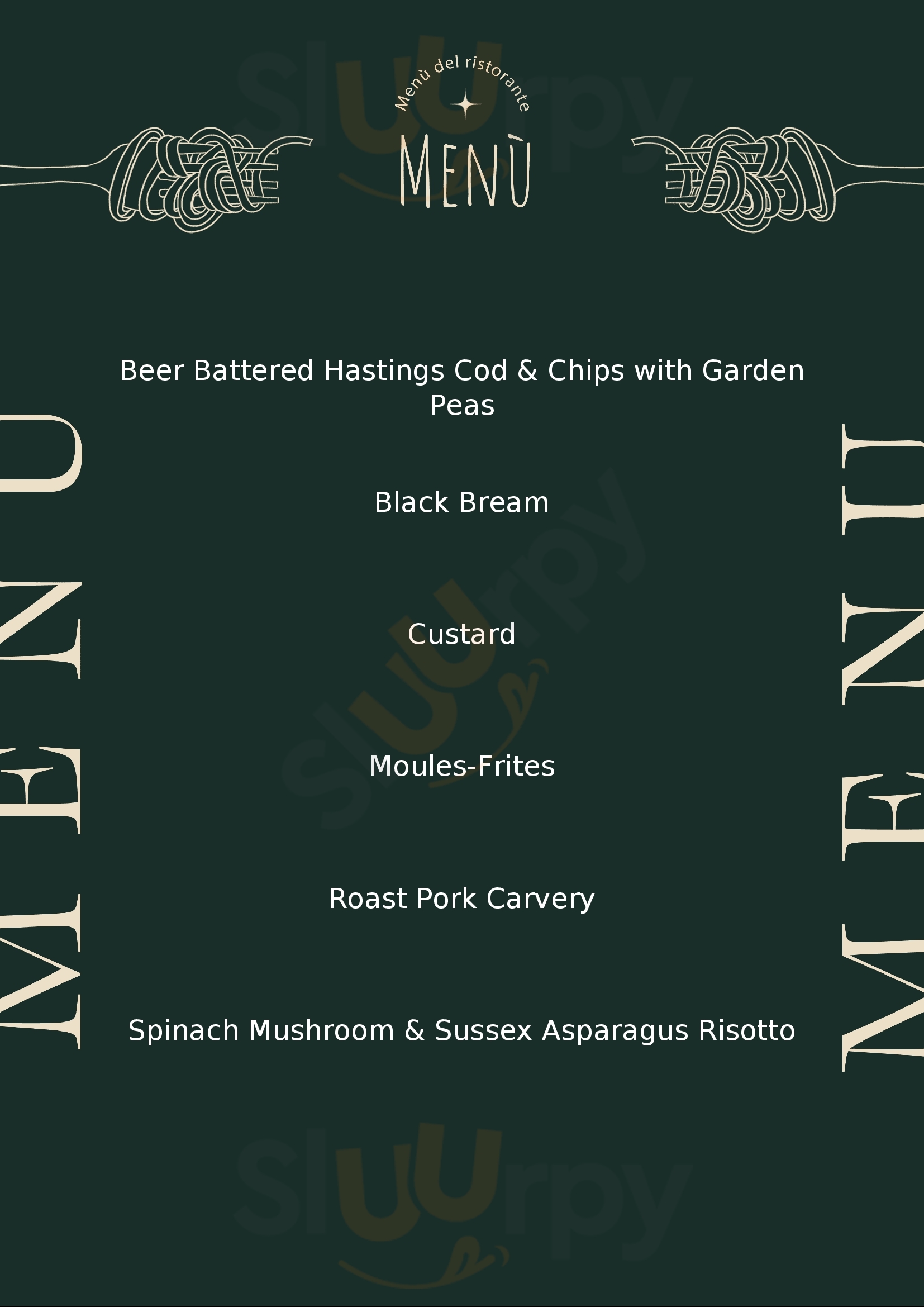 The Red Lion Inn Brede Menu - 1