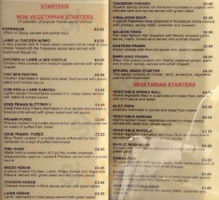 Everest Restaurant menu