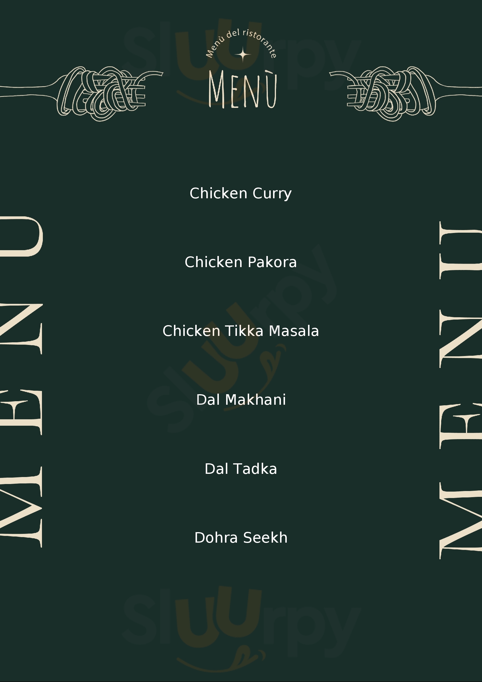 Kahani Indian Restaurant Edinburgh Menu - 1