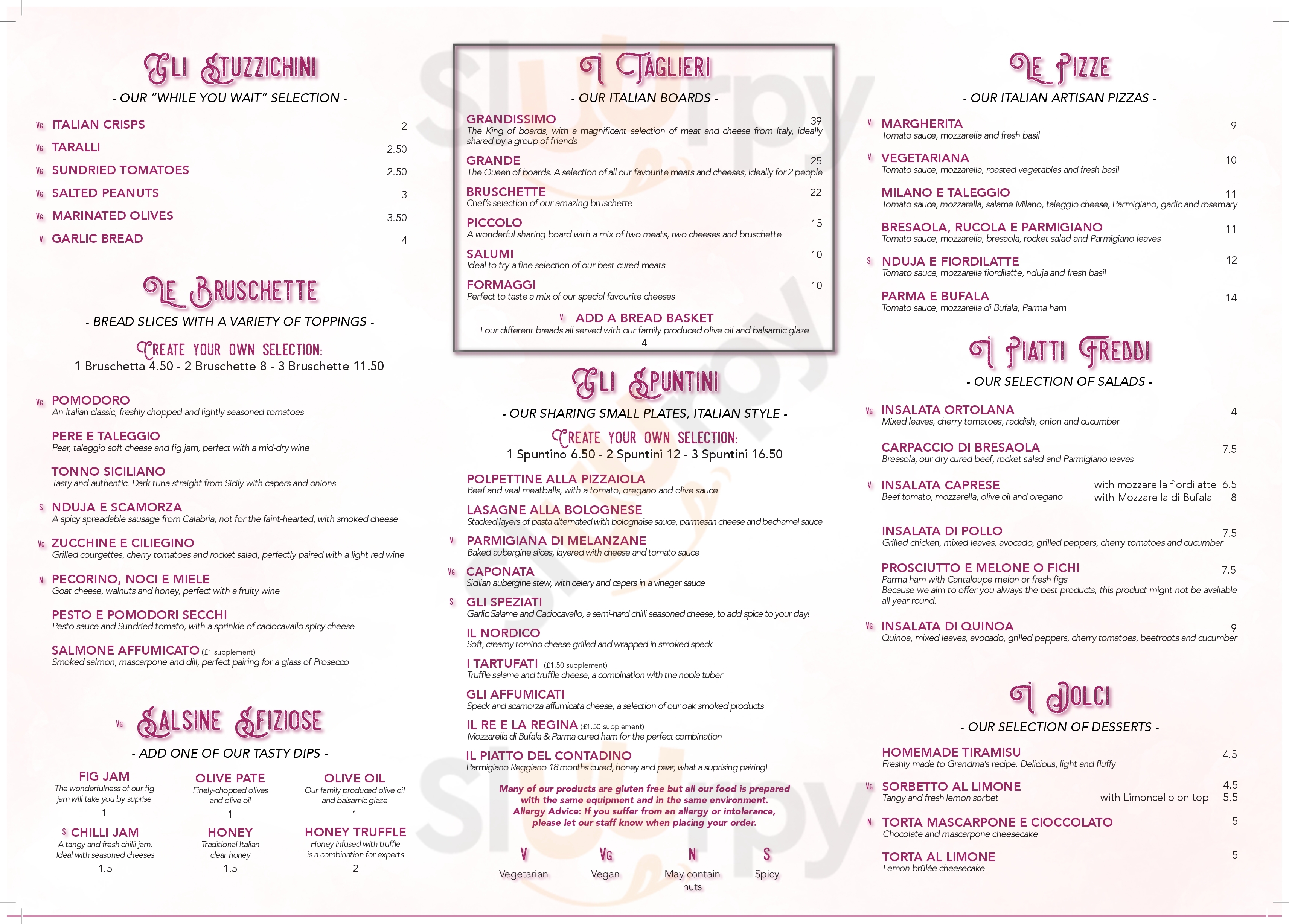 Veeno Edinburgh Edinburgh Menu - 1