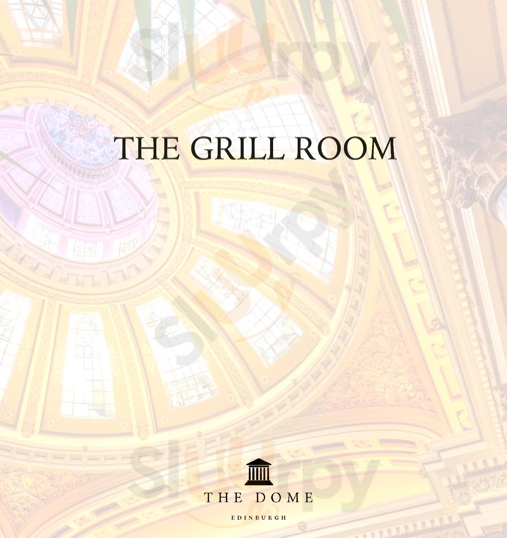 The Dome Edinburgh Menu - 1