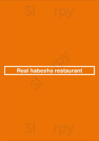 Real Habesha Restaurant menu