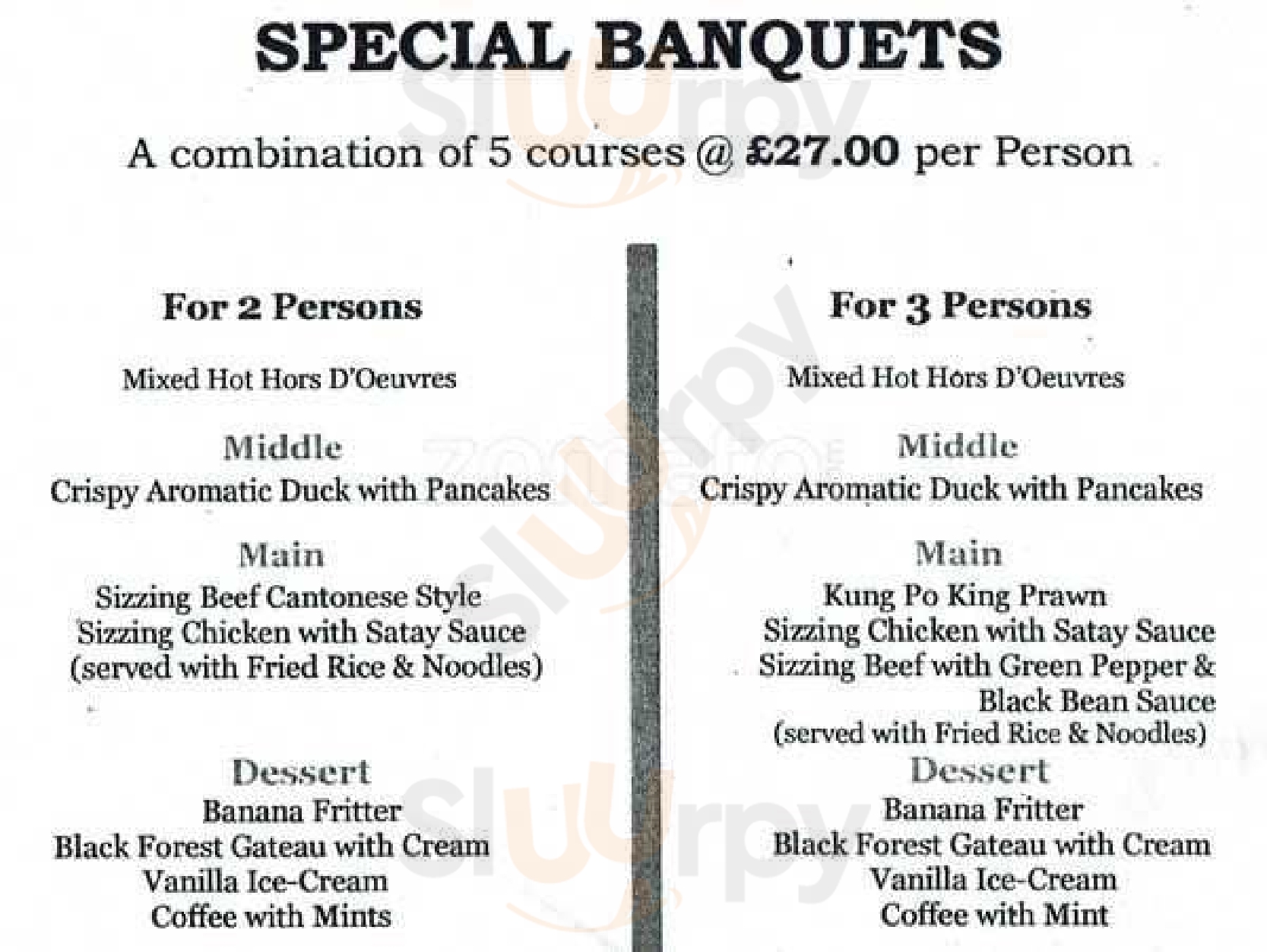 New City Palace Glasgow Menu - 1