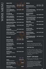Corstorphine Inn menu