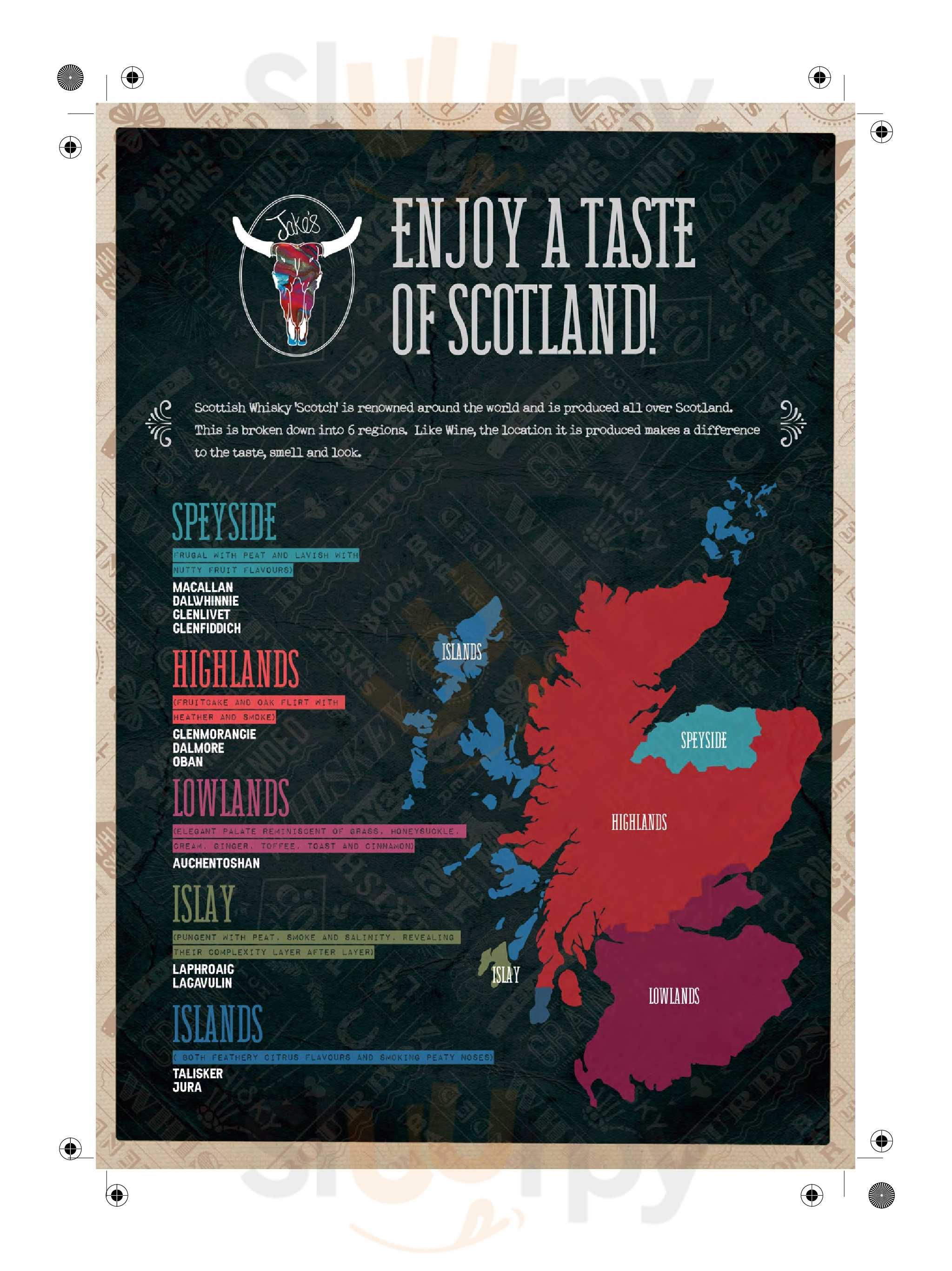 Main Menu - Jake's Place