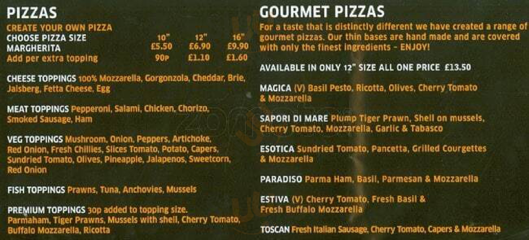 Cafe Rapido Edinburgh Menu - 1