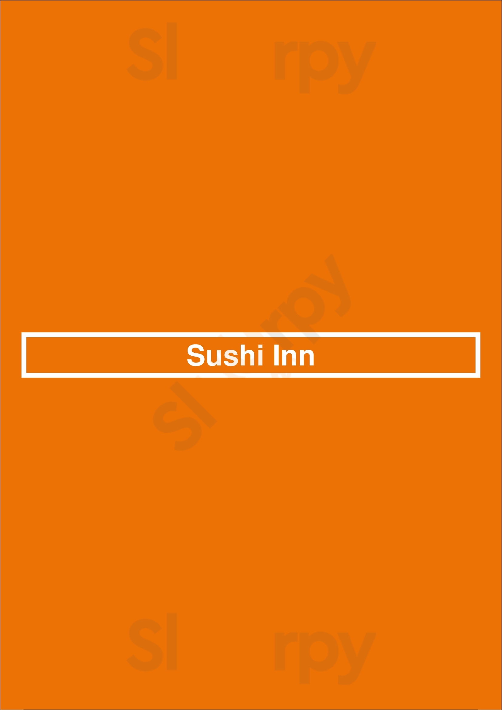 Sushi Inn London Menu - 1