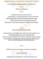 Tbilisi menu