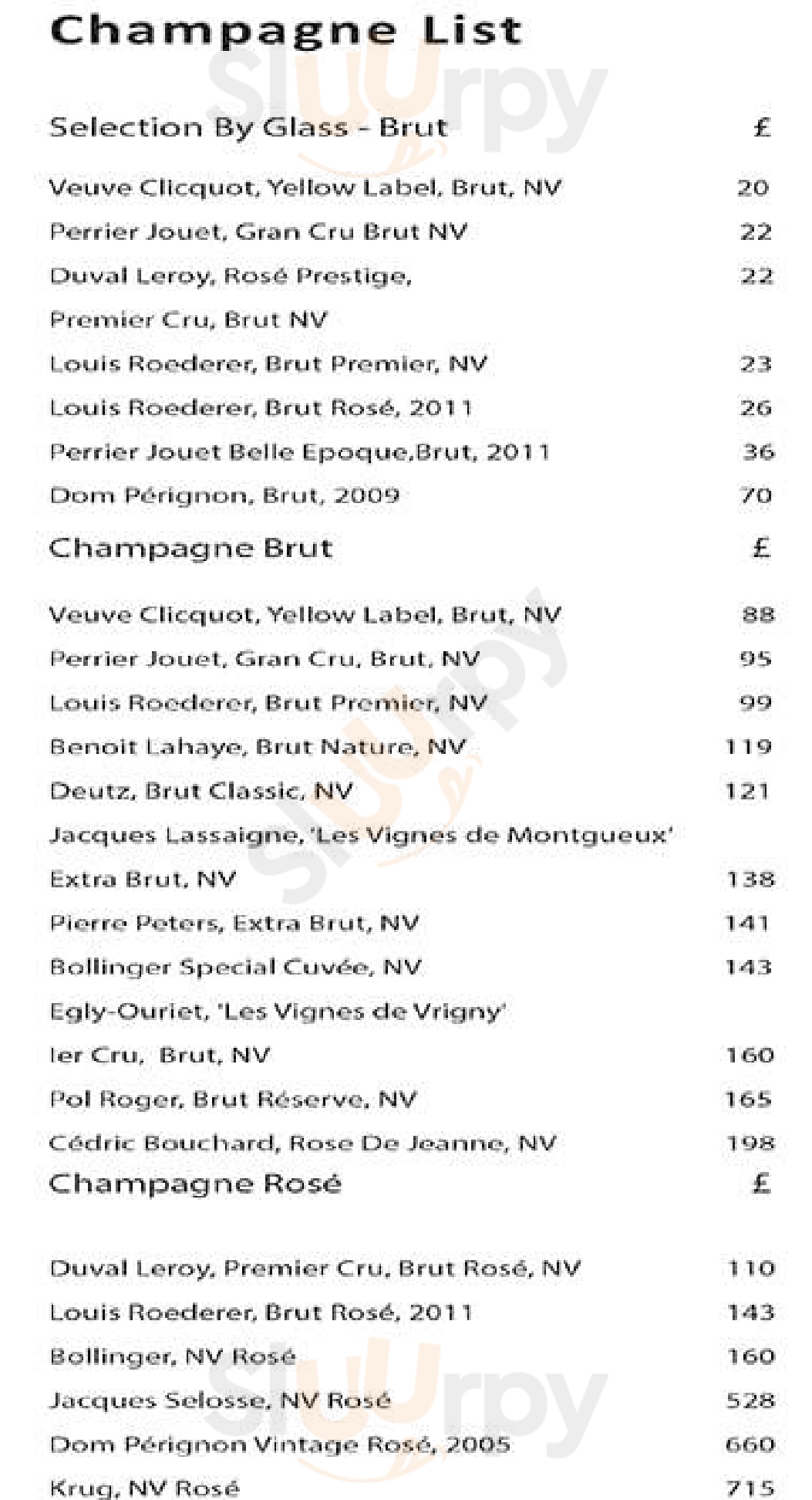 Main Menu - Sky Lounge