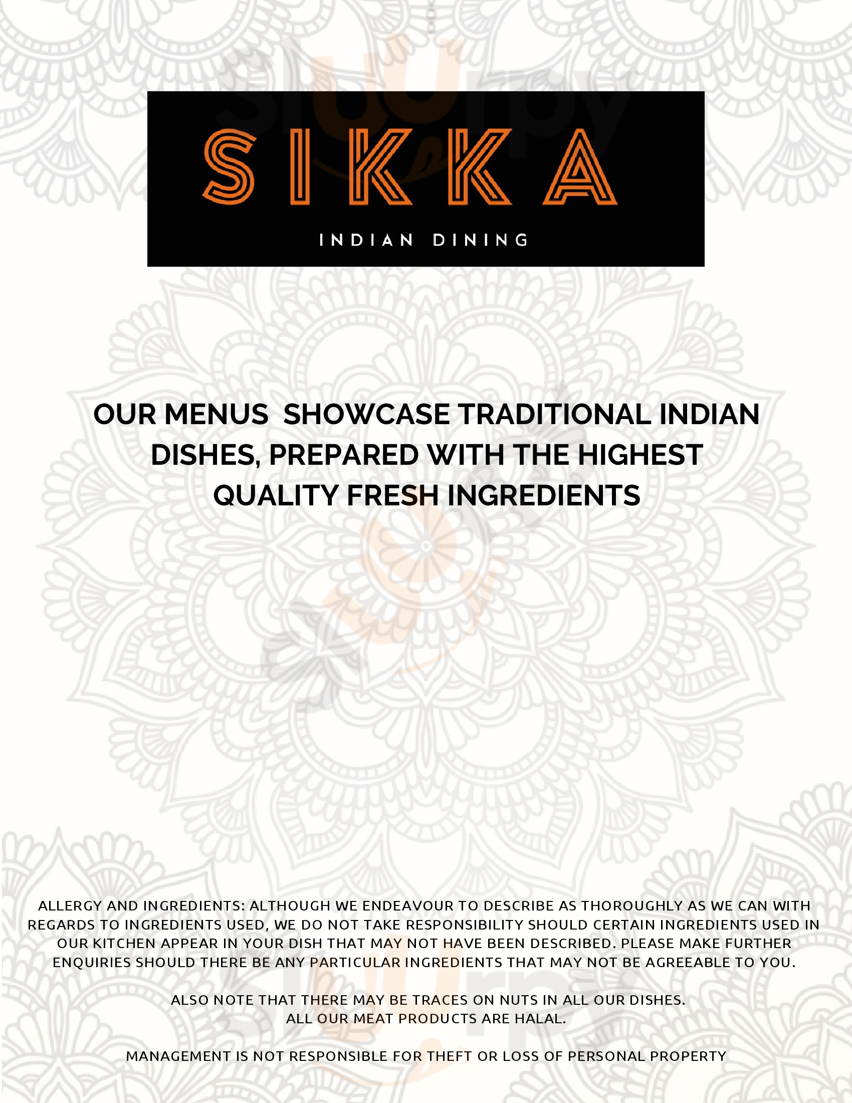 Sikka London Menu - 1