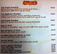 La Maison Du Gateau menu