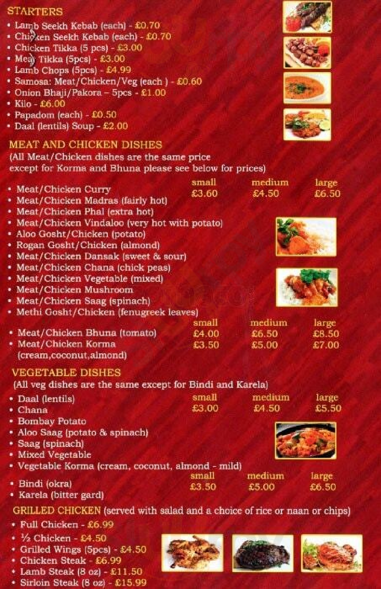 Karachi Tandoori London Menu - 1