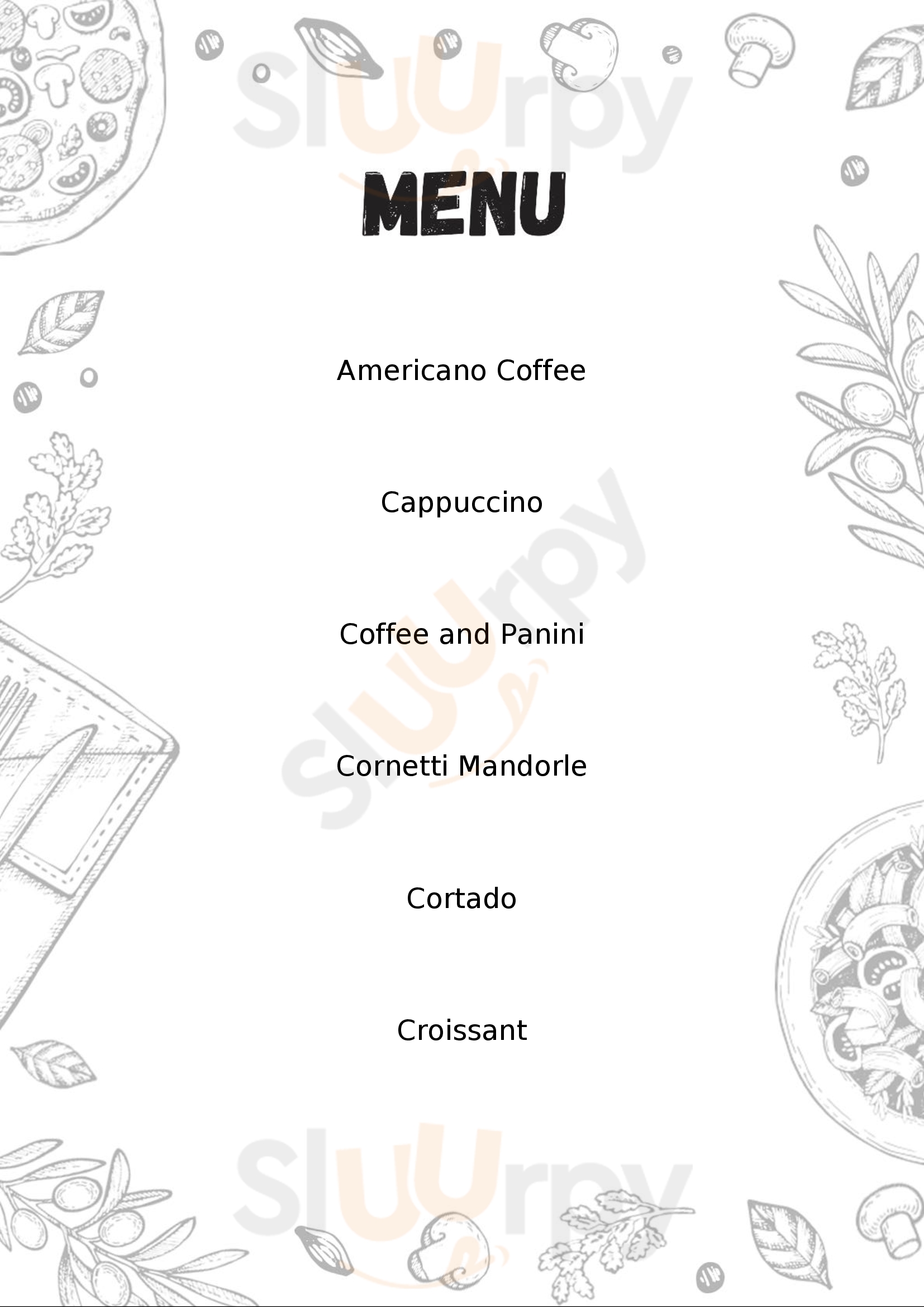 Caffe Nero London Menu - 1