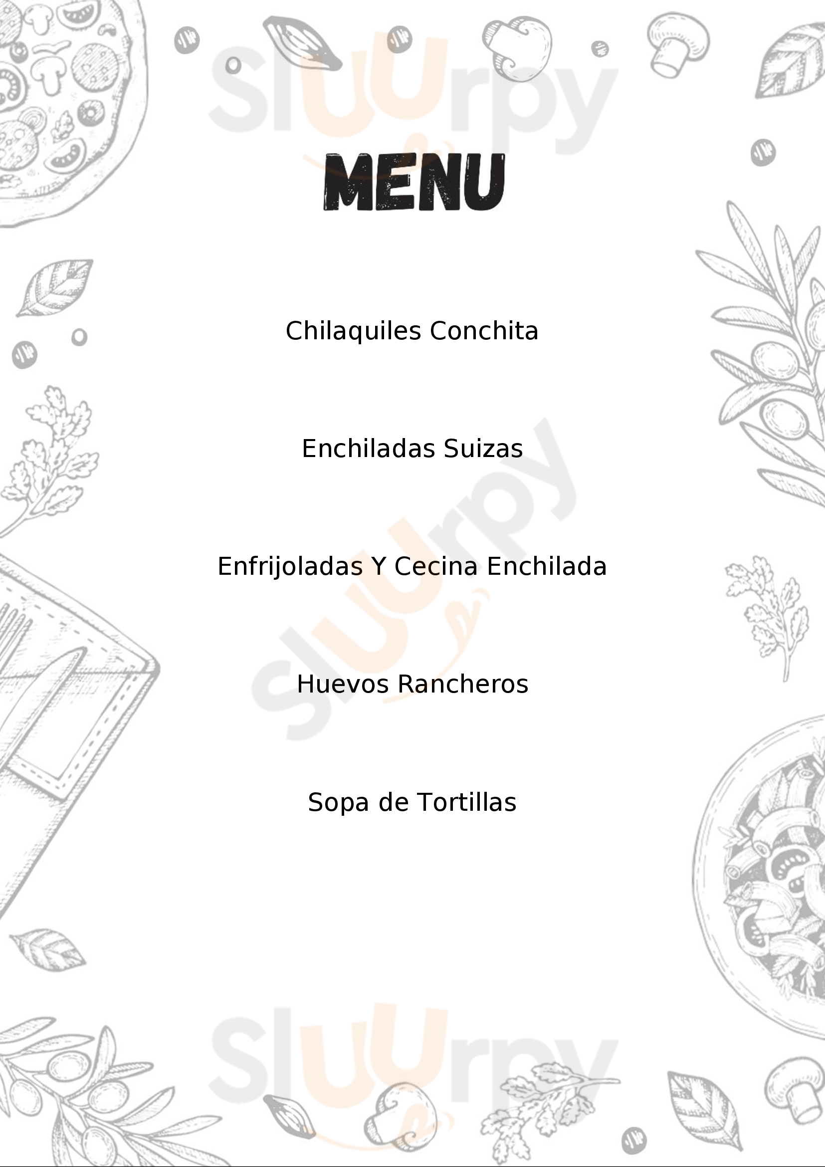 Banquetes Y Cocinas Conchita Oaxaca Menu - 1