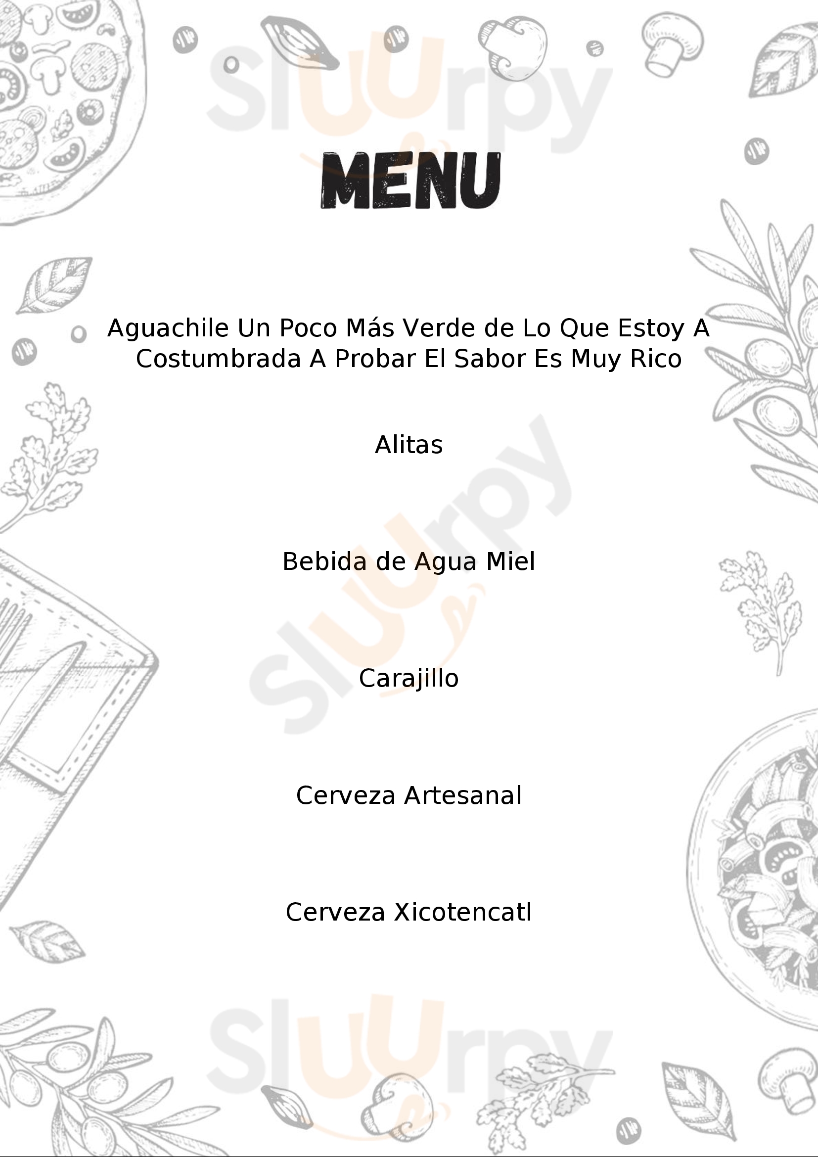 Meztli Cocina Cafe Bar Tlaxcala Menu - 1