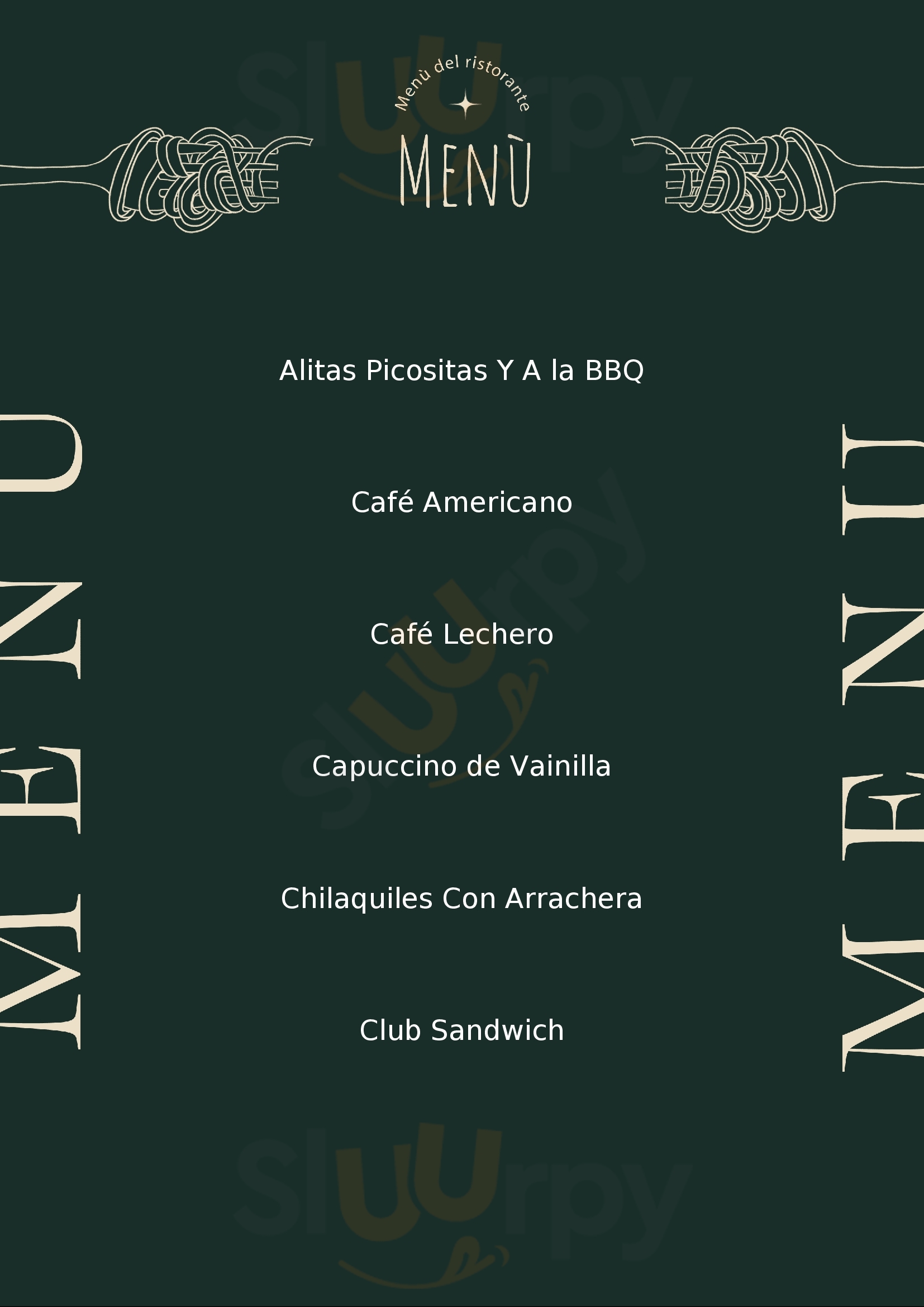 Rústico Luvá Merendero & Café Tapachula Menu - 1
