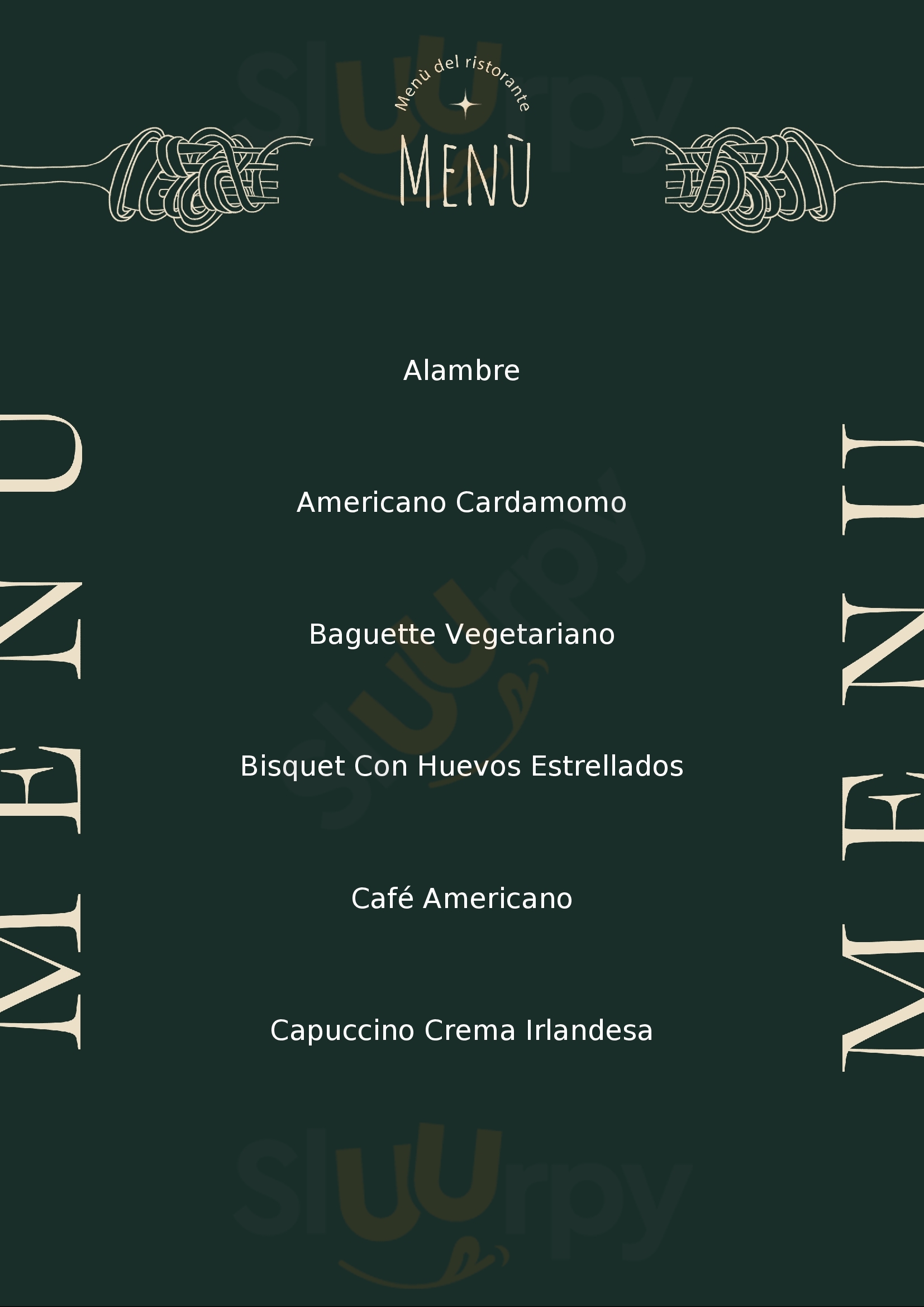 Bendita Tierra Café Veracruz Menu - 1