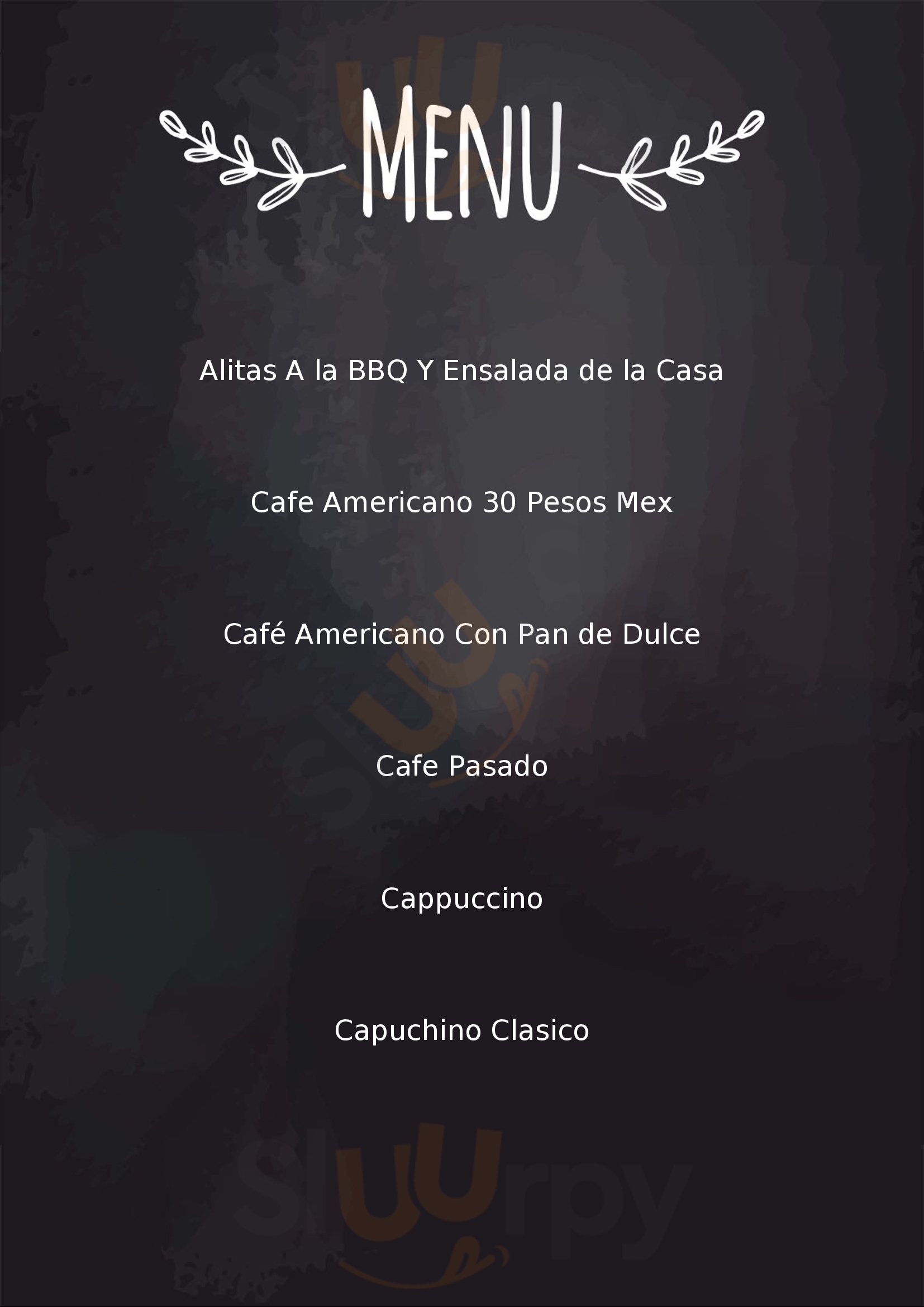 Coffee Home Palenque Menu - 1