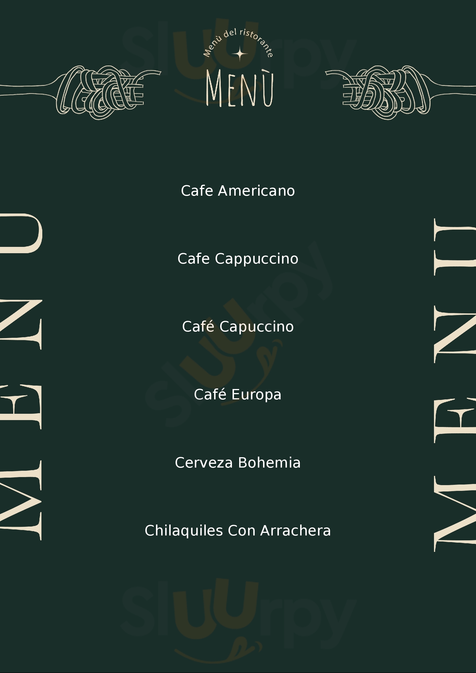 Café Europa La Cabaña Morelia Menu - 1