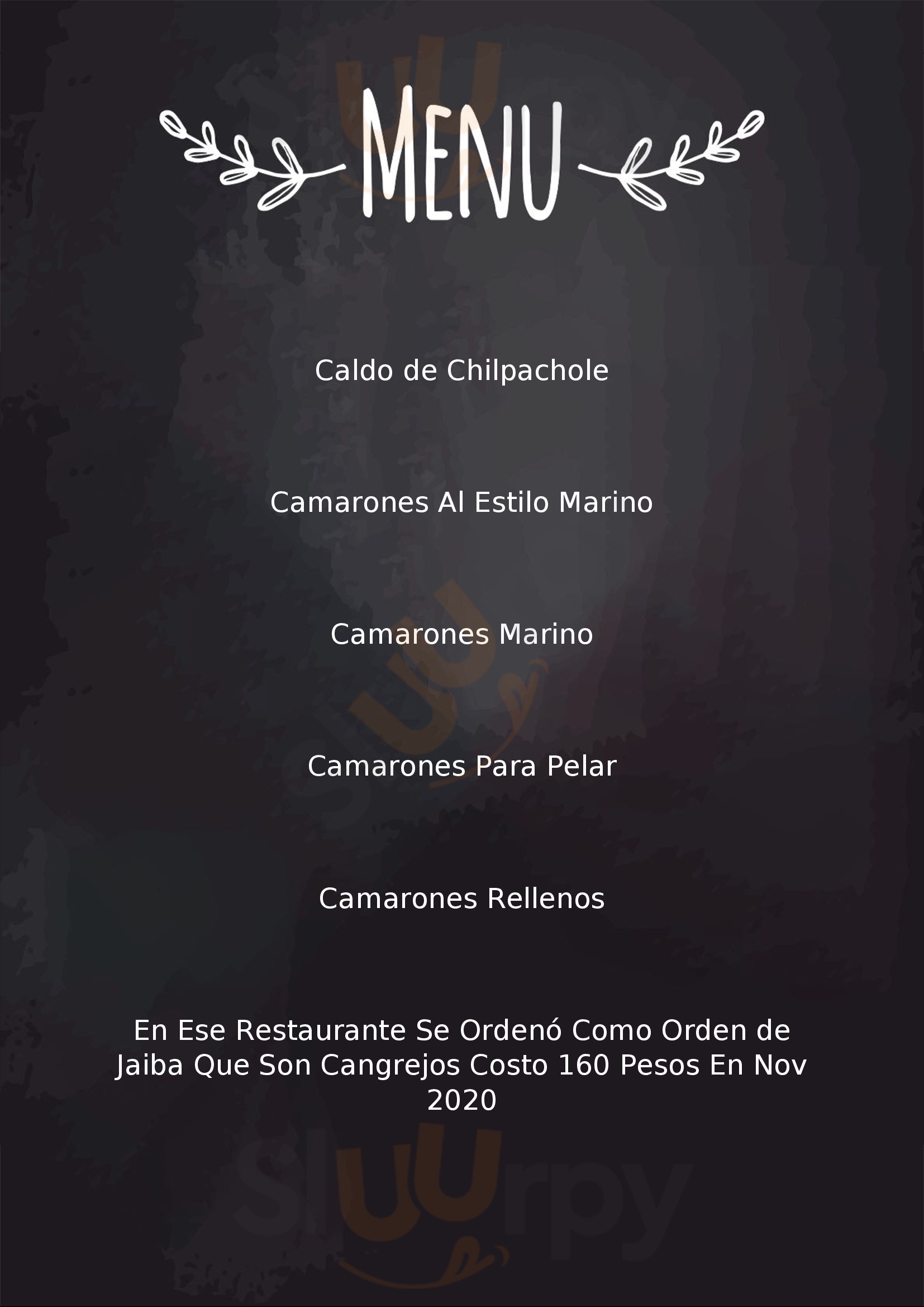 Restaurante El Marino Ciudad del Carmen Menu - 1