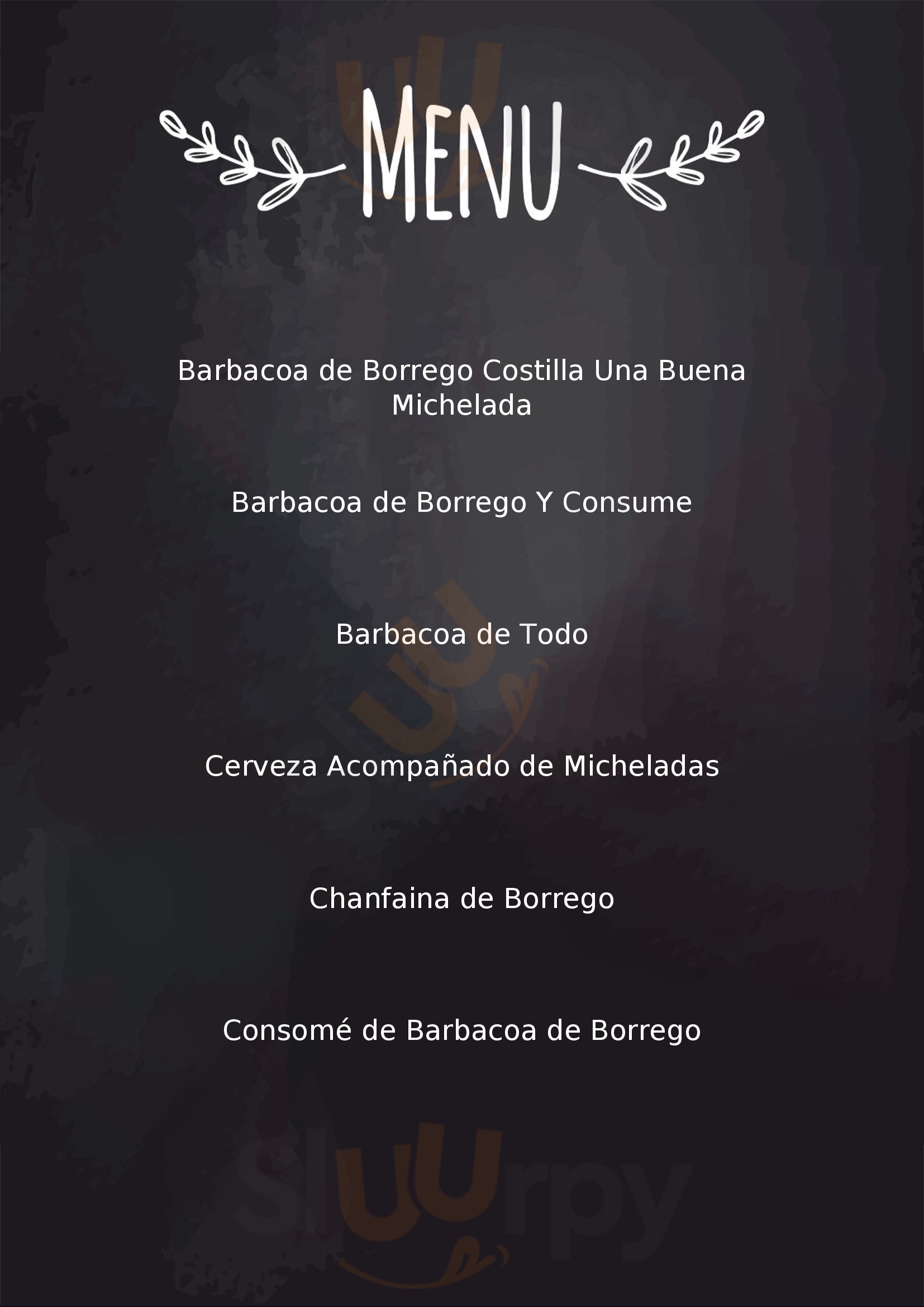 Restaurante "el Canillas" Tuxtla Gutiérrez Menu - 1