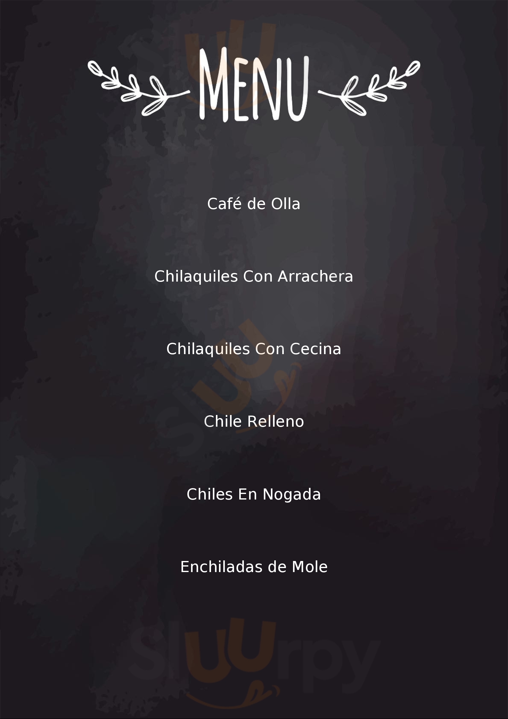 Restaurante Casa Taxco Cuernavaca Menu - 1