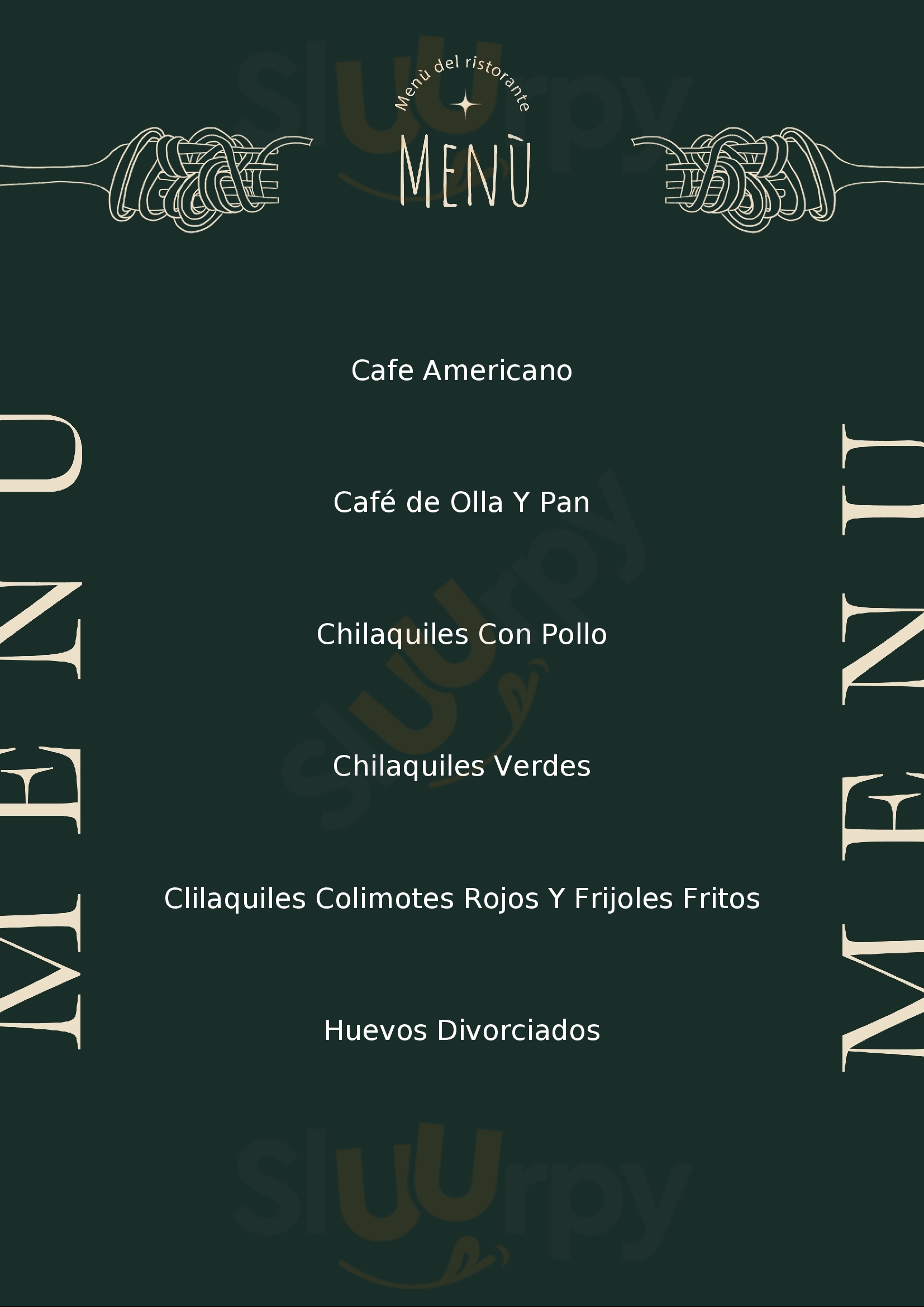 Cafe Pancho Arenas Colima Menu - 1