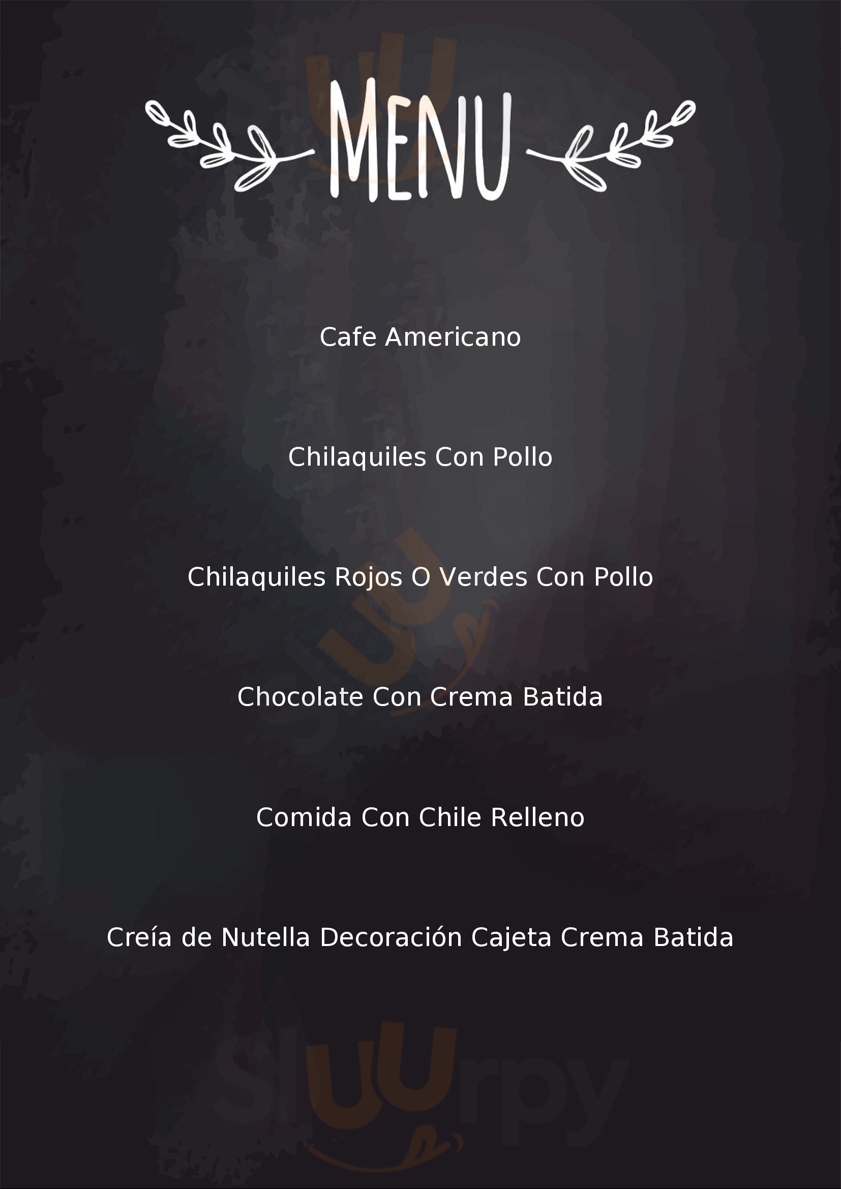 Las Cre Paz Cafe La Paz Menu - 1