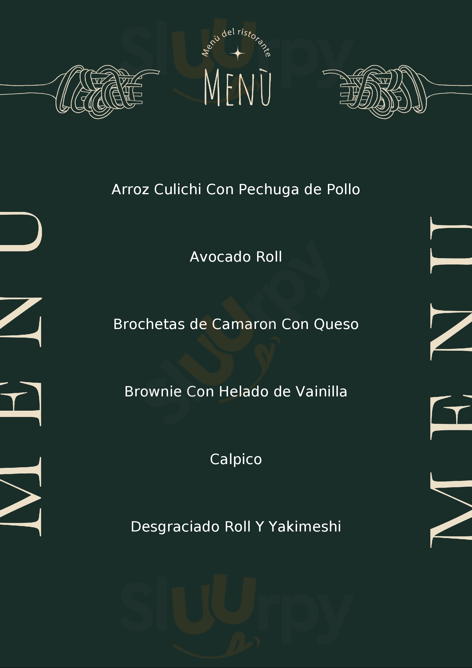 Nikaho Zamora de Hidalgo Menu - 1