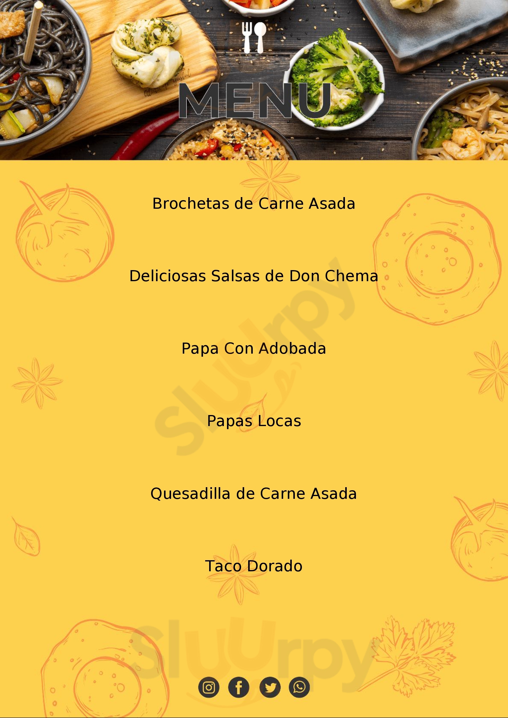 Tacos Chema Mazatlán Menu - 1