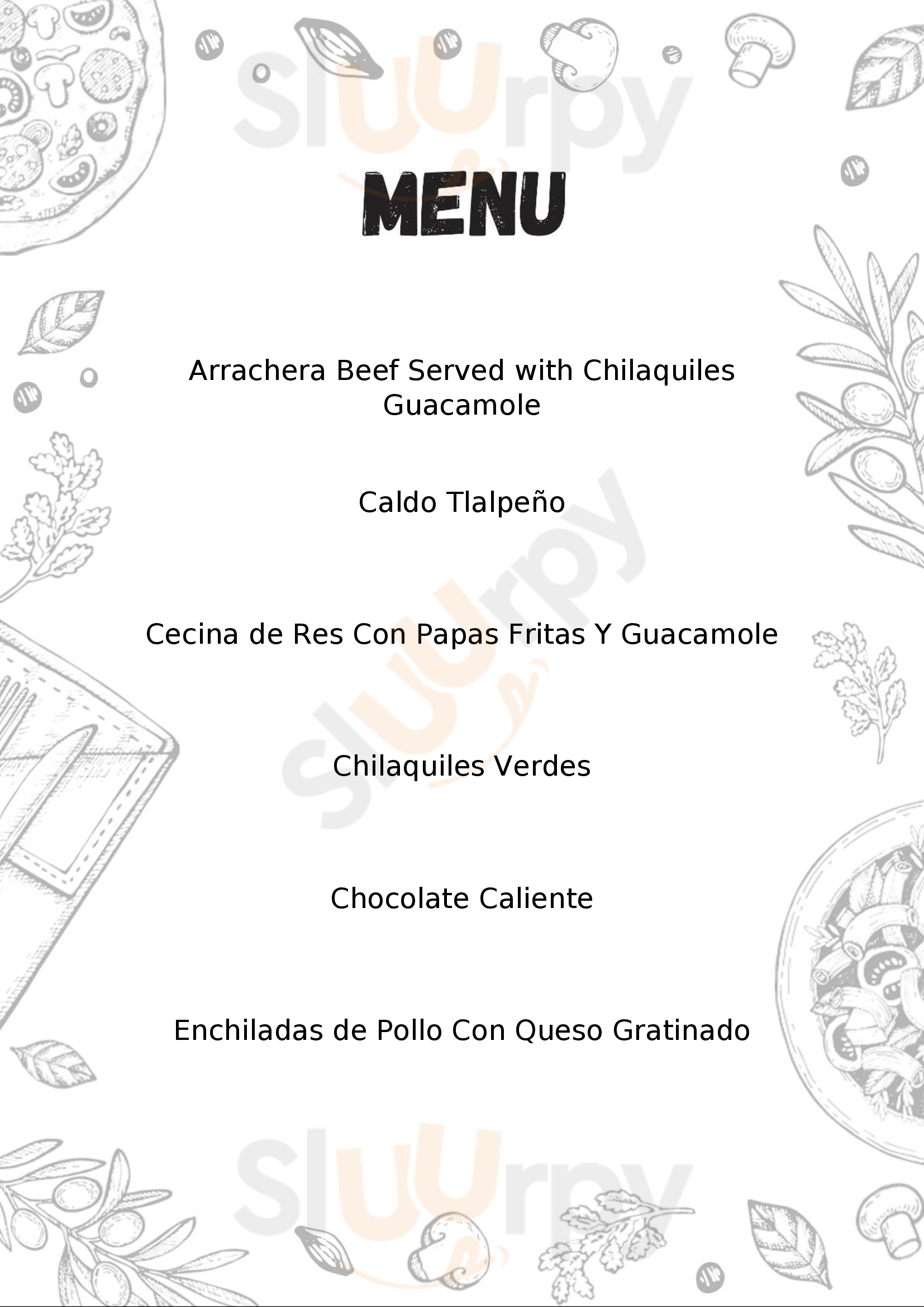 Restaurante Mi México Lindo San Juan Teotihuacán Menu - 1