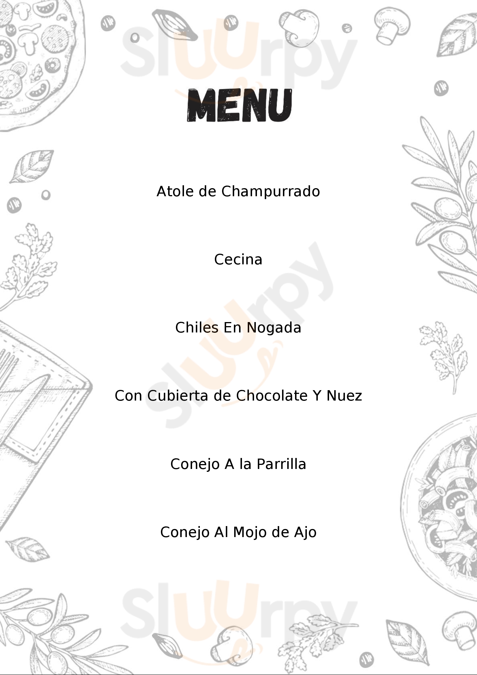 La Aldea Amecameca Menu - 1