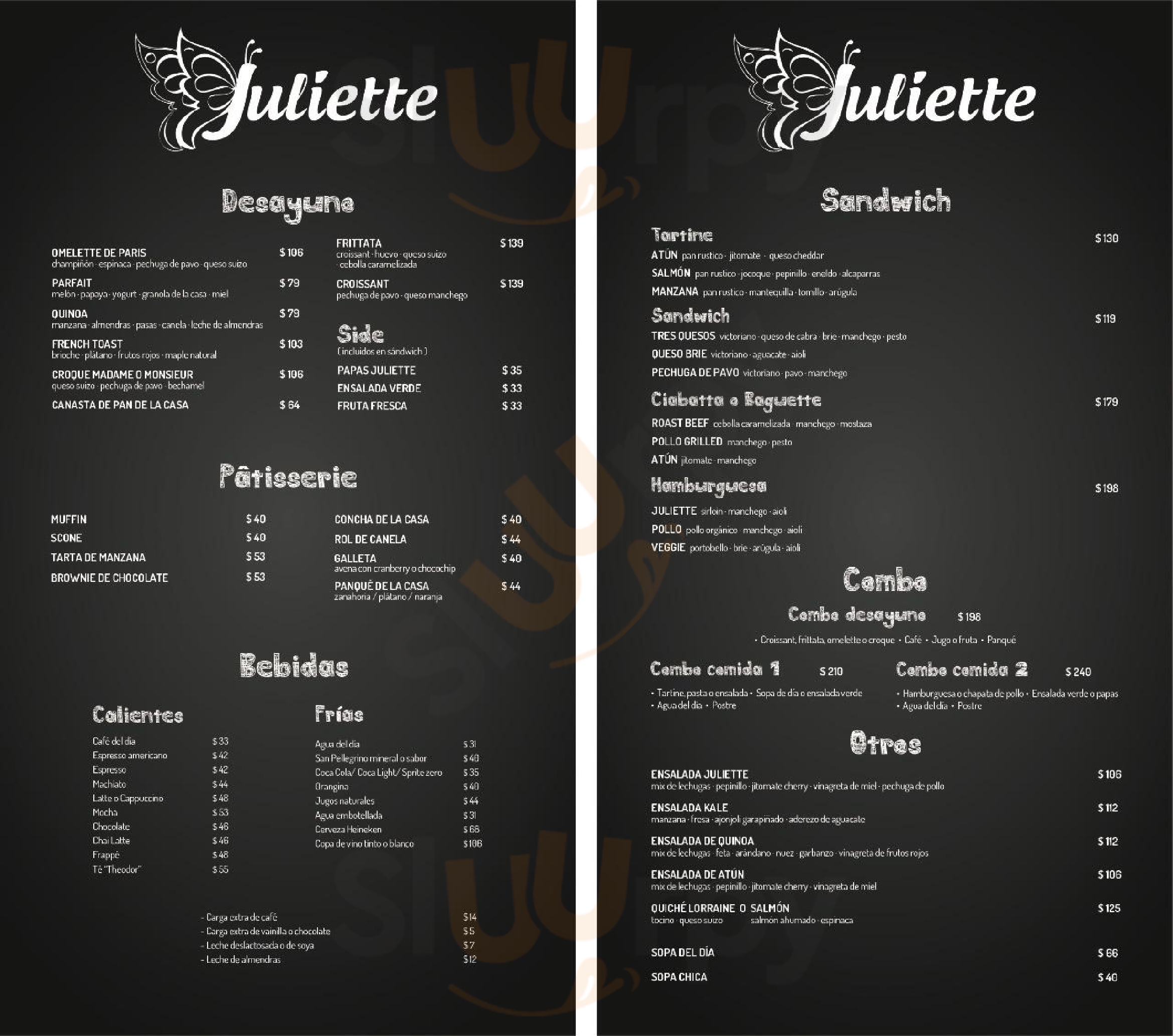 Juliette Gourmet Ciudad de México Menu - 1