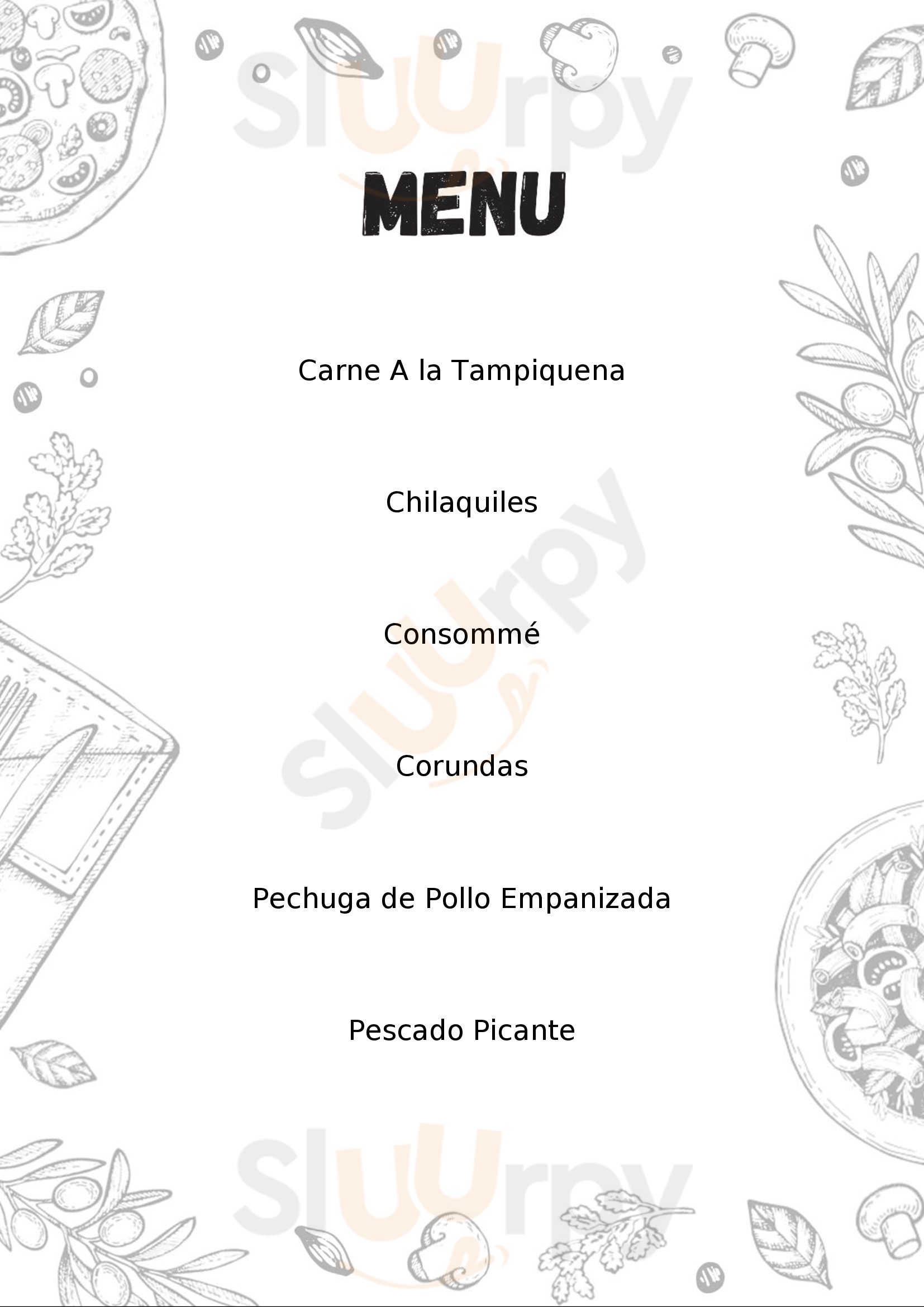 Restaurant Doña Mary Erongarícuaro Menu - 1