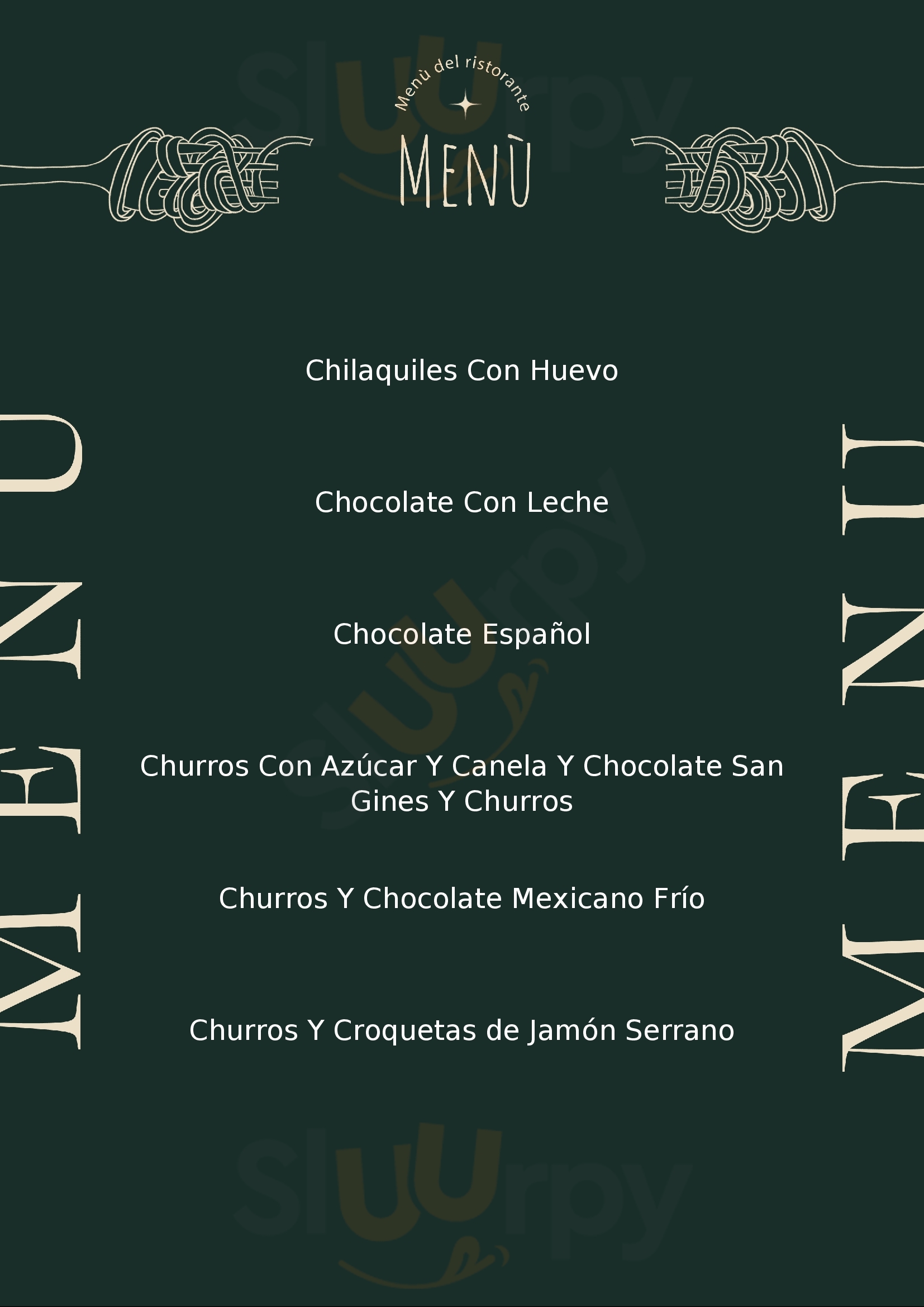 Churros Sangines Ciudad de México Menu - 1