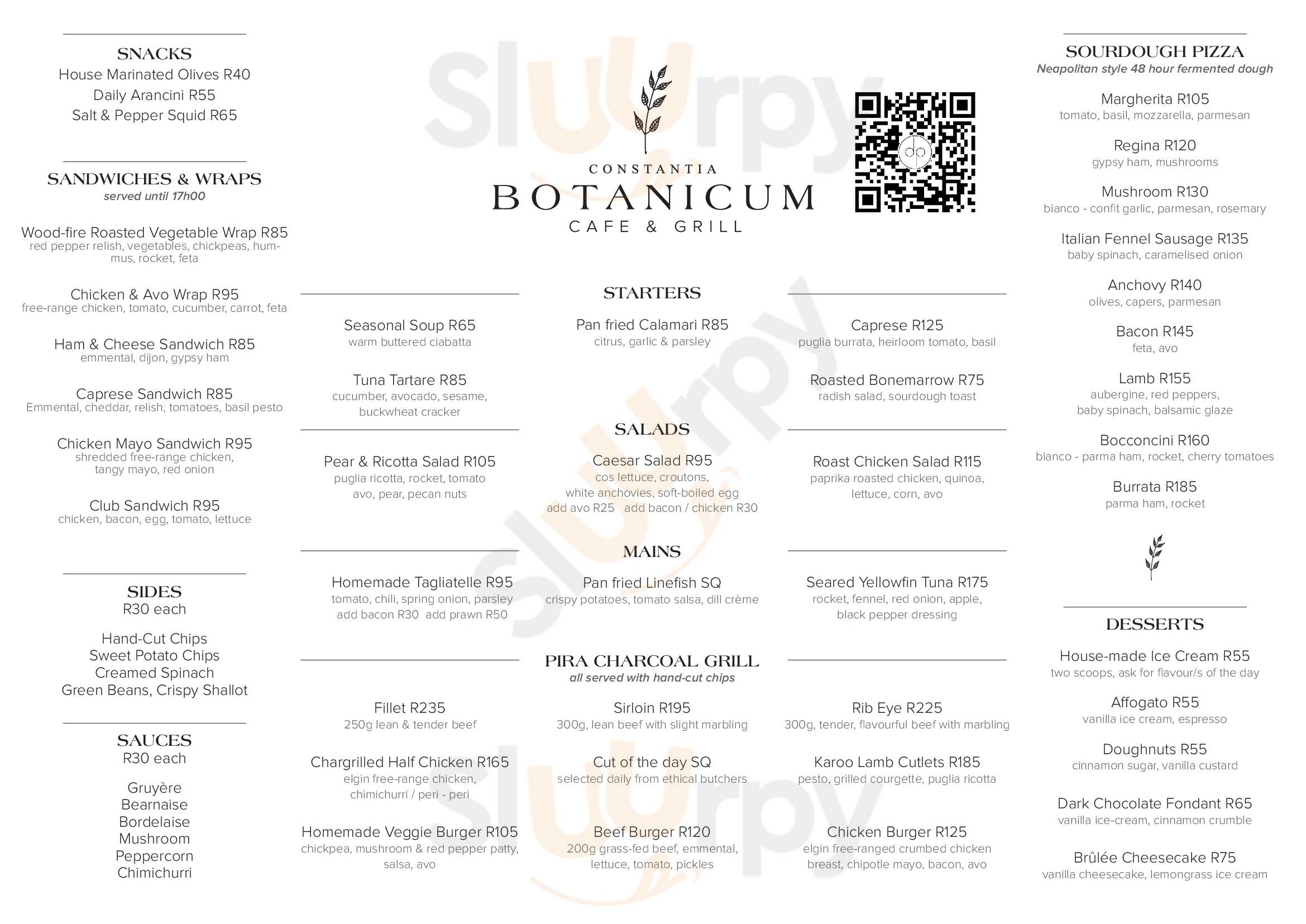 Botanicum Cafe & Grill Constantia Menu - 1