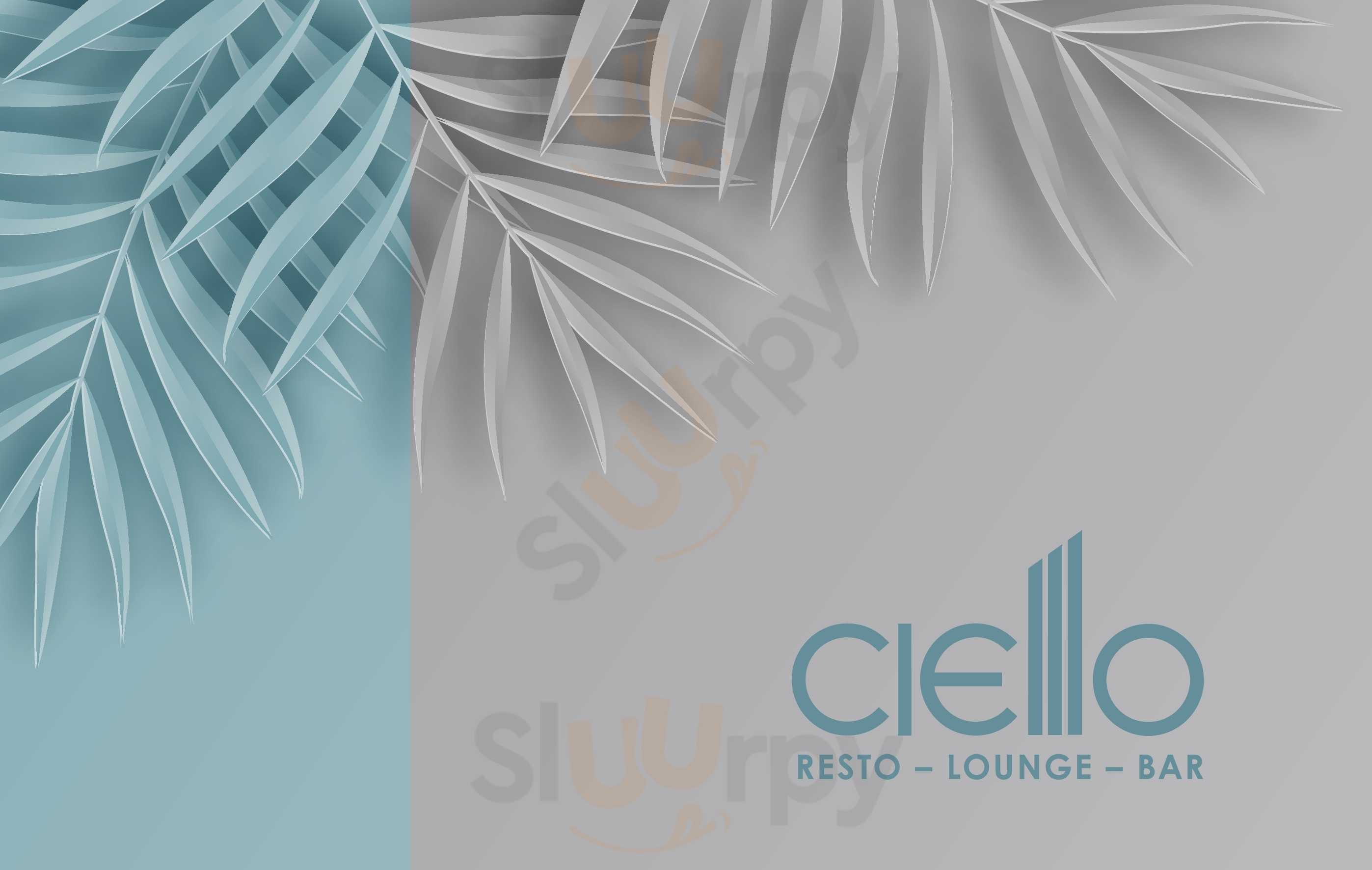 Cielo Resto-lounge-bar Benoni Menu - 1