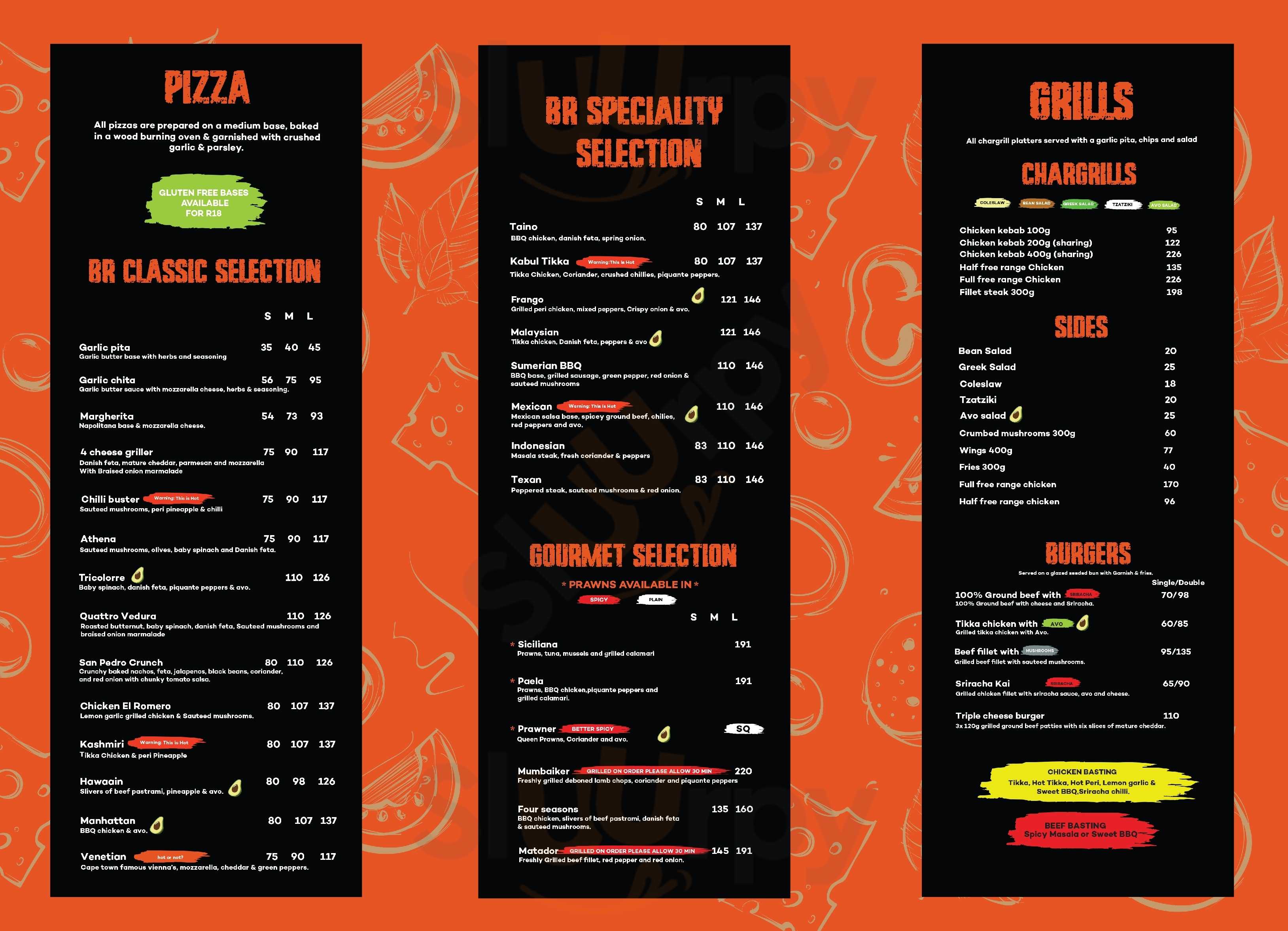 Bin Rashied Pizza & Grills Grassy Park Menu - 1