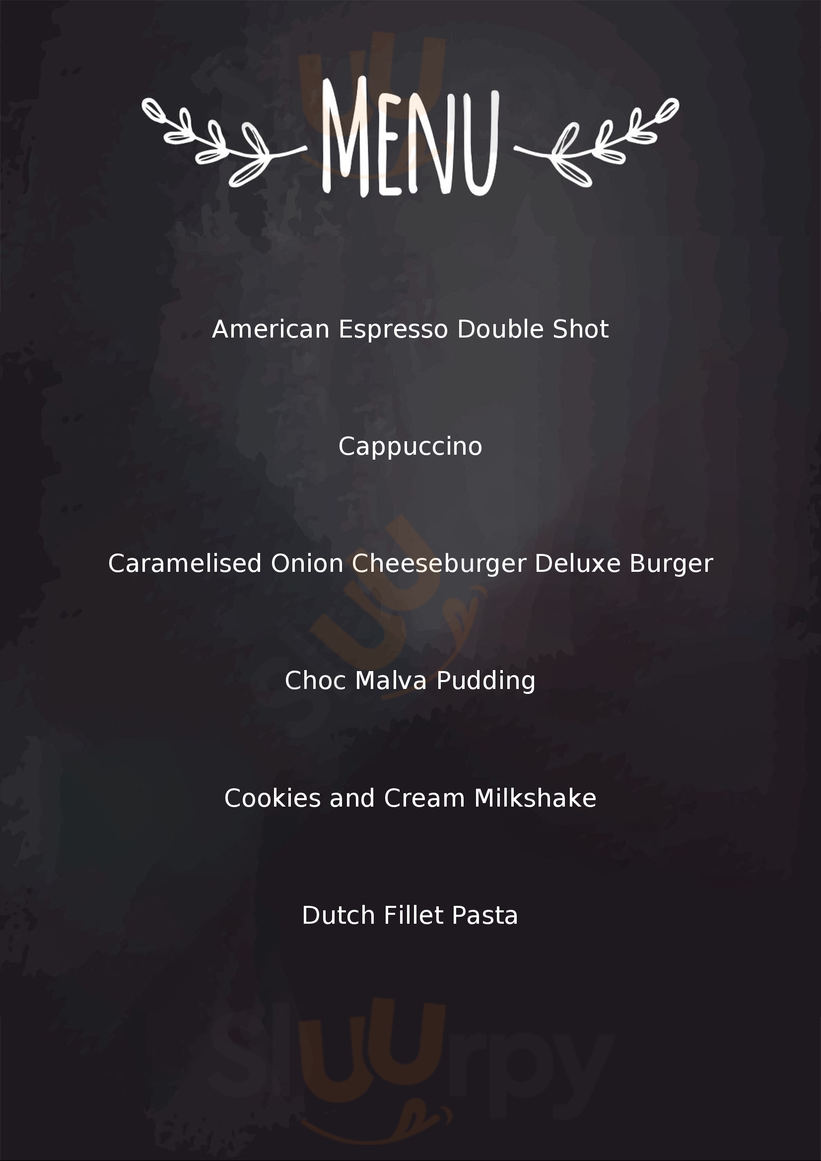 The Cow Shed East London Menu - 1
