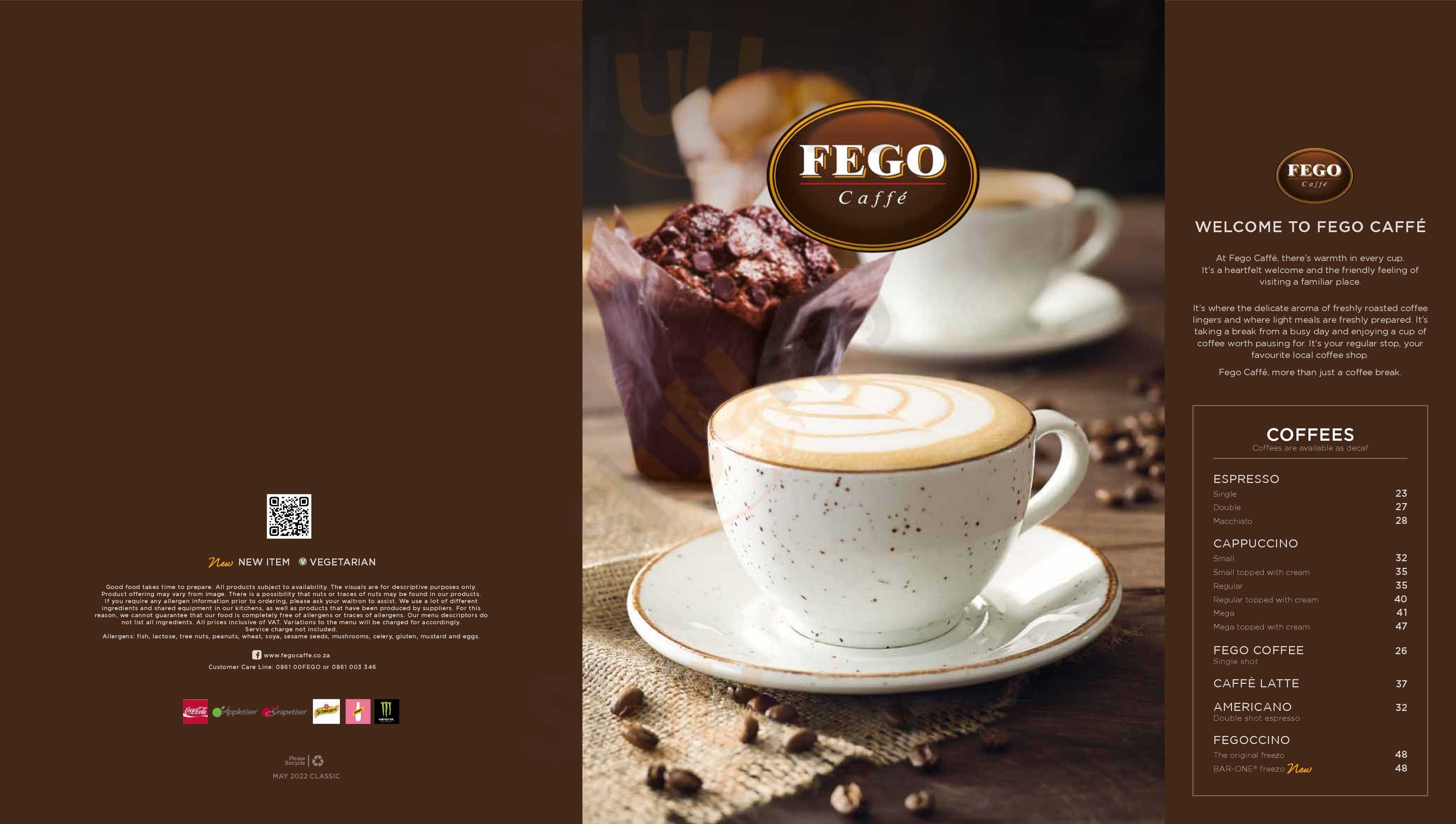 Caffe Fego Centurion Menu - 1