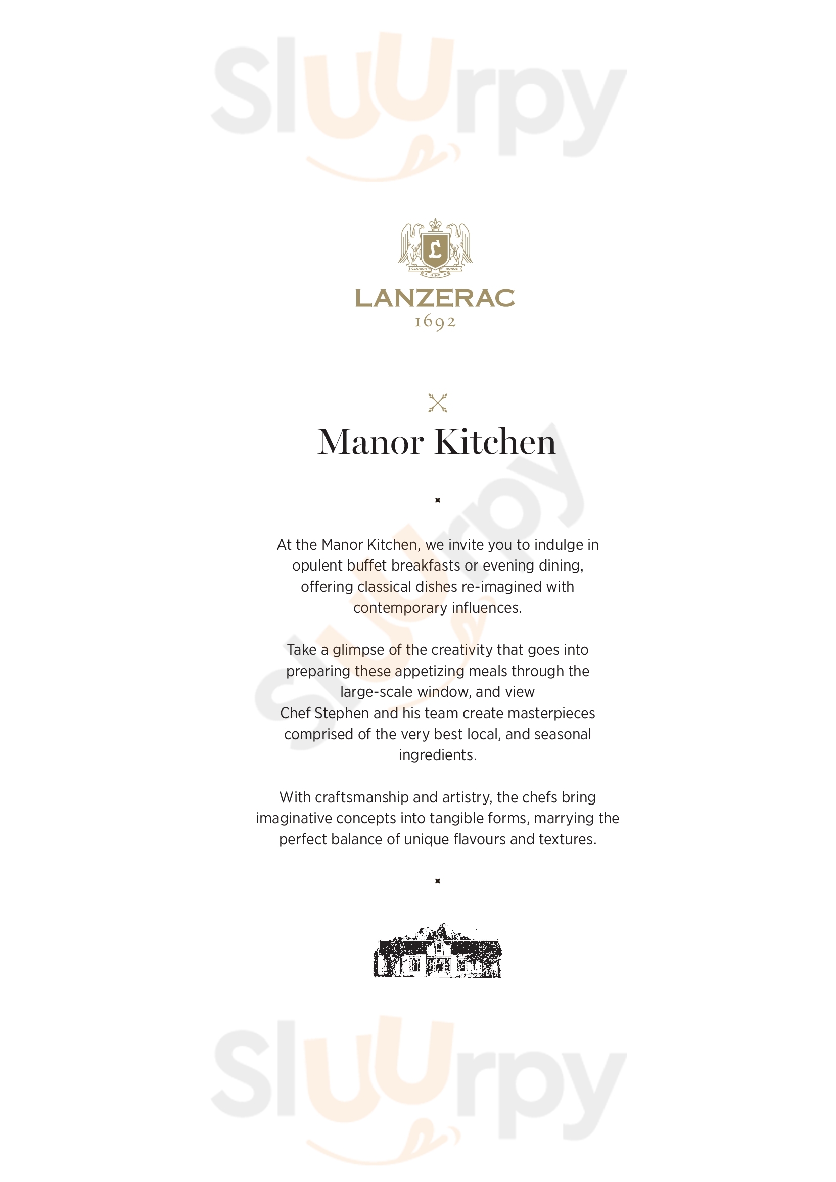 Manor Kitchen Stellenbosch Menu - 1