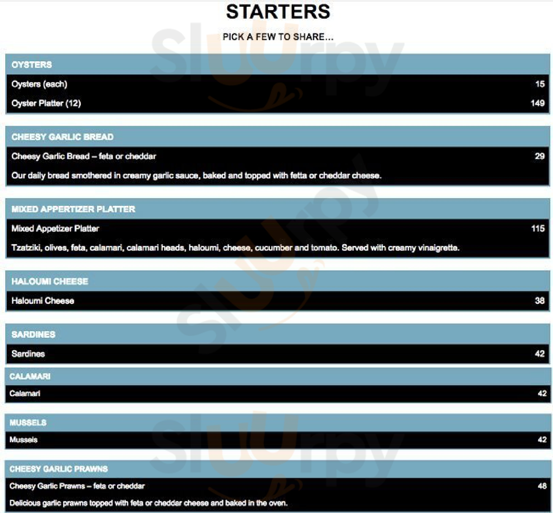 Rock N Sole Meyerton Menu - 1