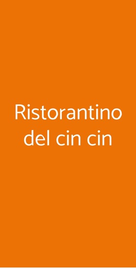 Ristorantino Del Cin Cin, Vercelli