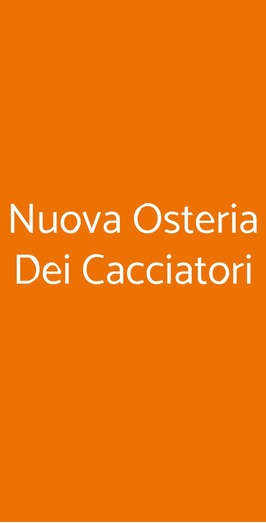 Nuova Osteria Dei Cacciatori, Varallo