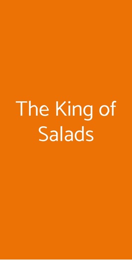 The King Of Salads, Novara