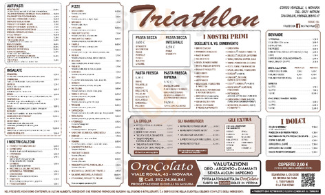 Pizzeria Ristorante Triathlon, Novara