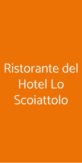 Ristorante Pizzeria Lo Scoiattolo, Massino Visconti