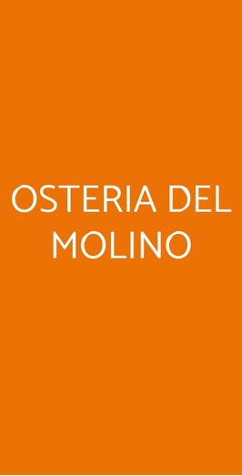 Osteria Del Molino, Gavi