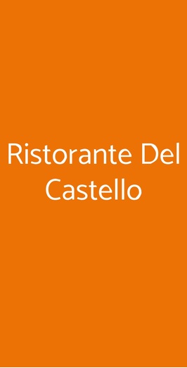 Ristorante Del Castello, Cereseto